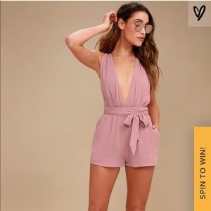 Milos Mauve Convertible Romper